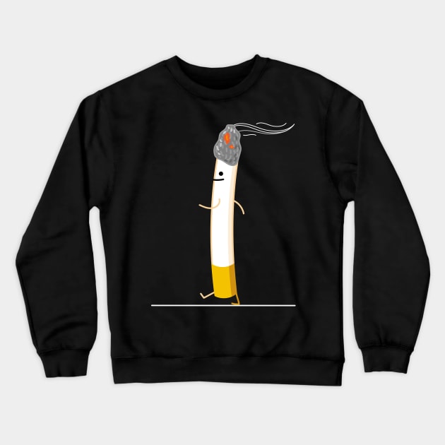 Funny cigarette Crewneck Sweatshirt by spontania